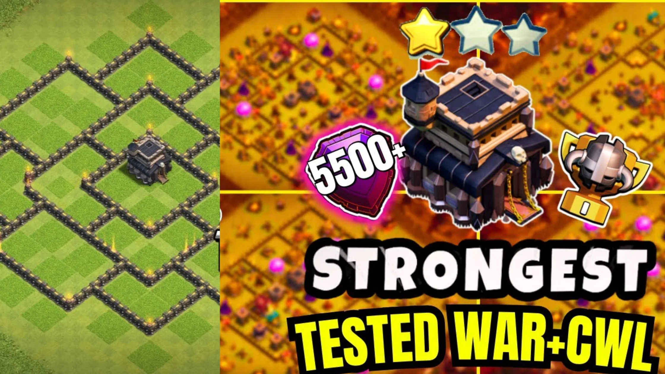 COC Base Layout with Highest Defense