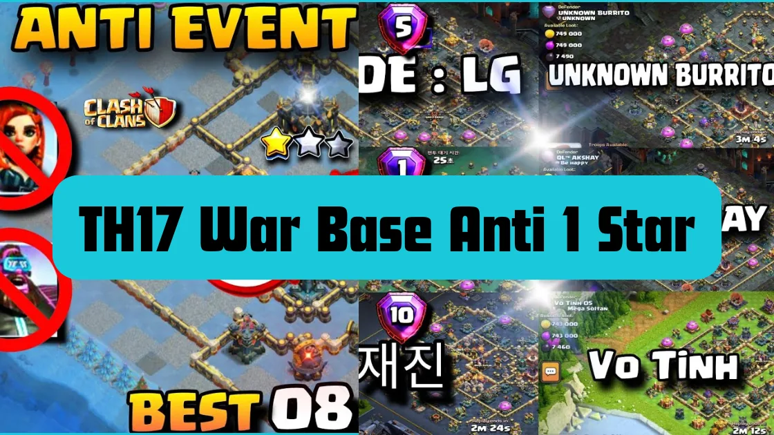 TH17 War Base Anti 1 Star