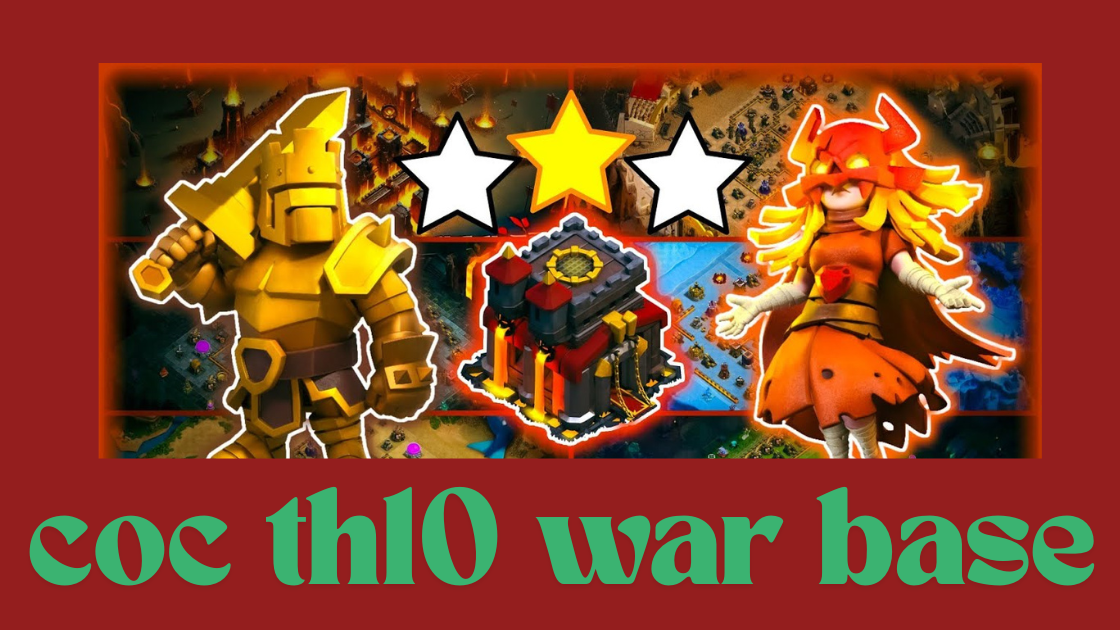 coc th10 war base