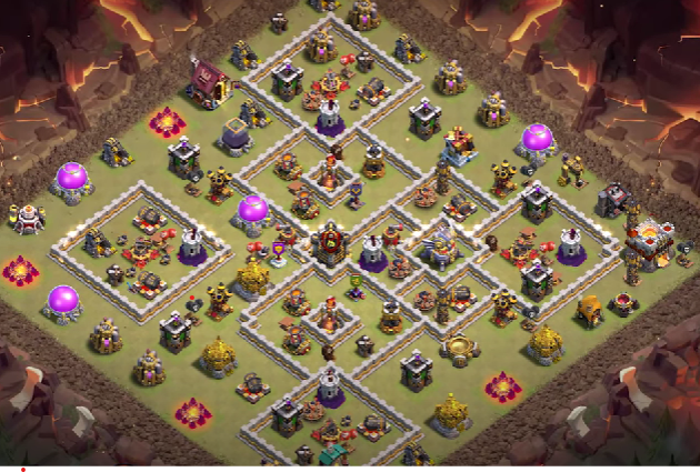 TH11 War Base Anti 3 Star