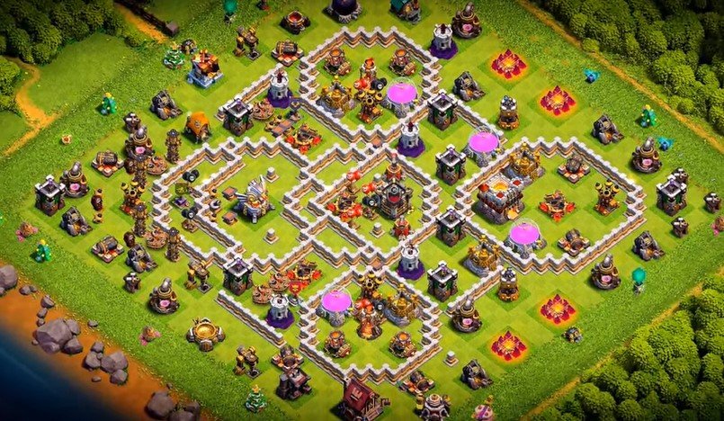 TH11 War Base Anti 3 Star
