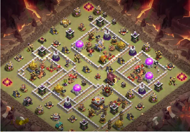 TH11 War Base Anti 3 Star