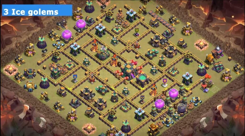 Townhall 14 COC base