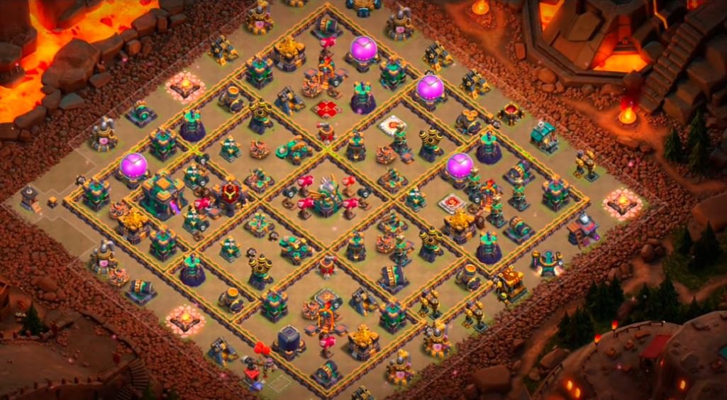 Townhall 14 COC base