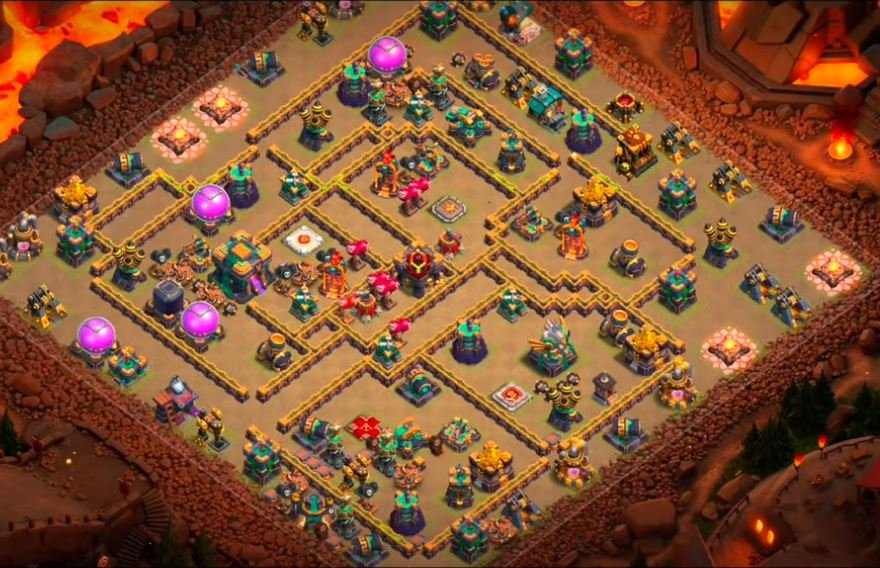 Townhall 14 COC base